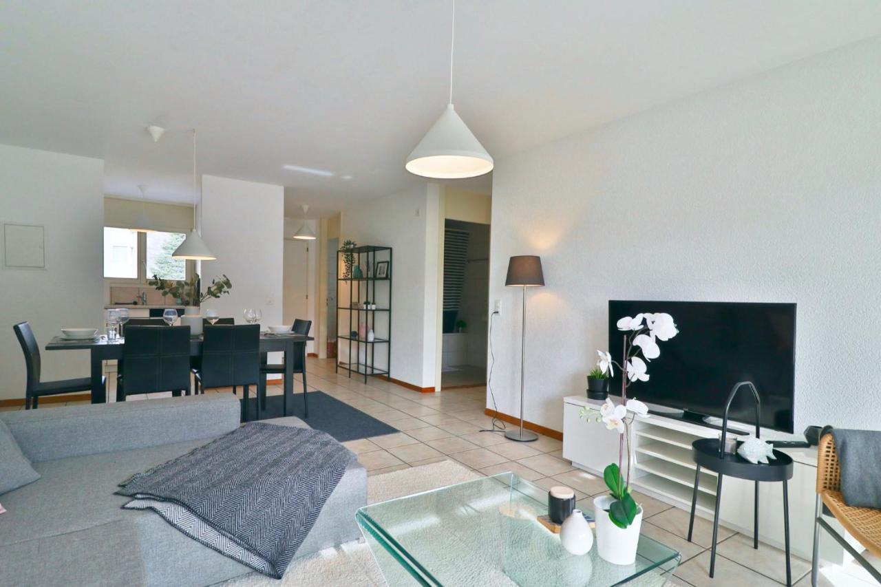 Large Modern Apartment In A Residential Area In Sierre ภายนอก รูปภาพ